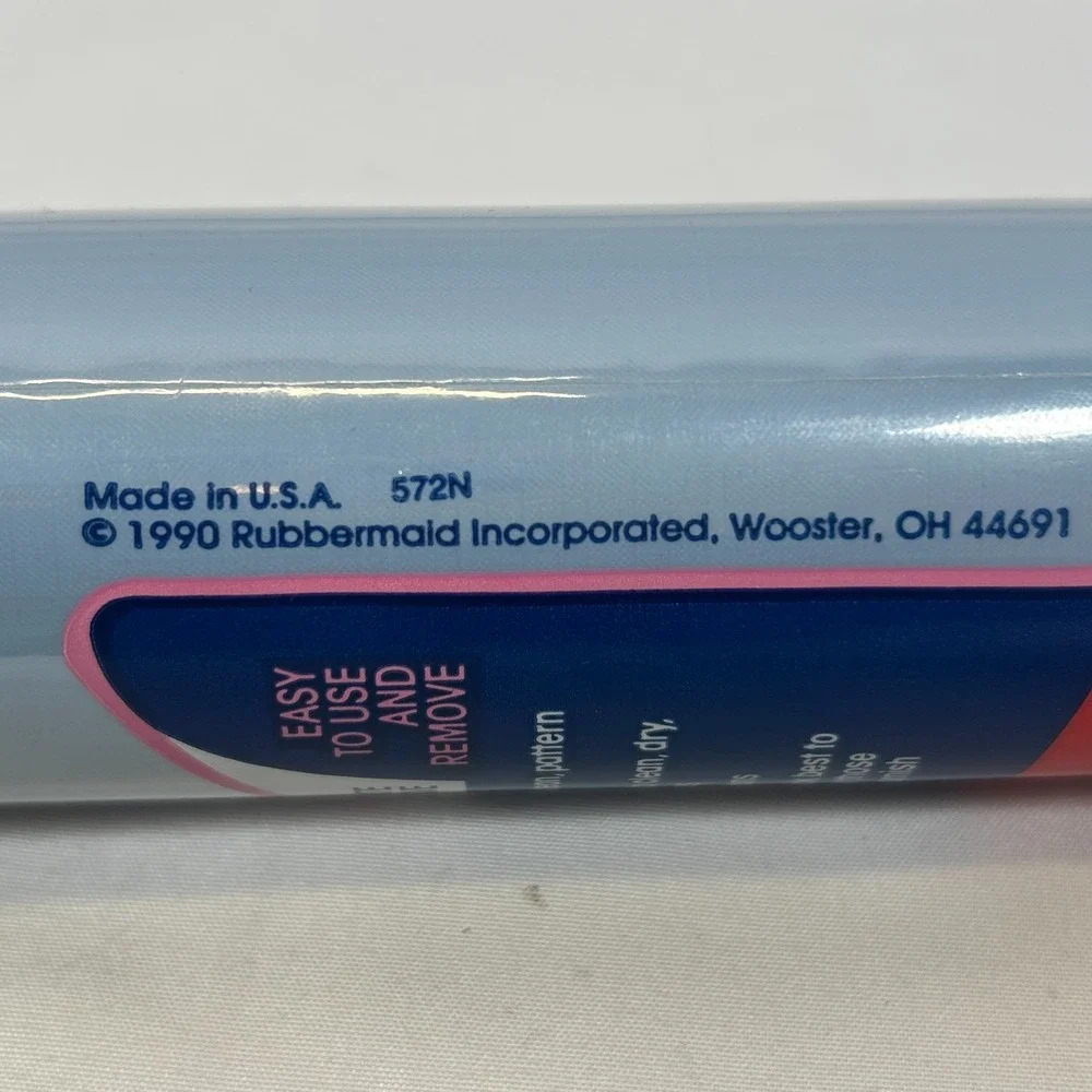 Vintage Rubbermaid Shelf Liner 1990 w/Back‎ Adhesive 10ft x 12